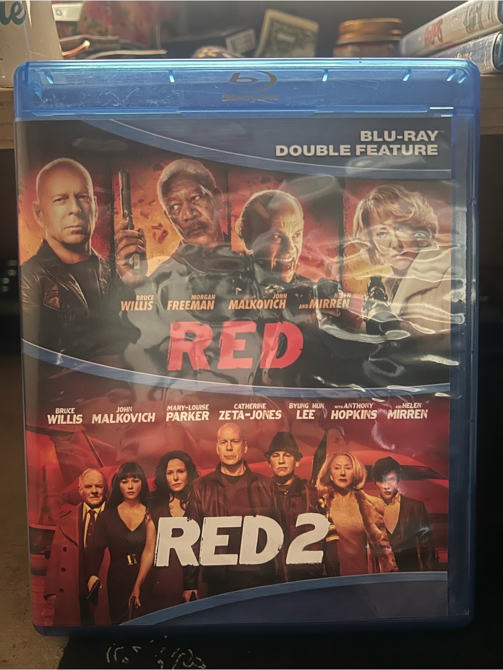 DC Comics Blu-ray Double Feature - Red & Red 2 (Blue Case)